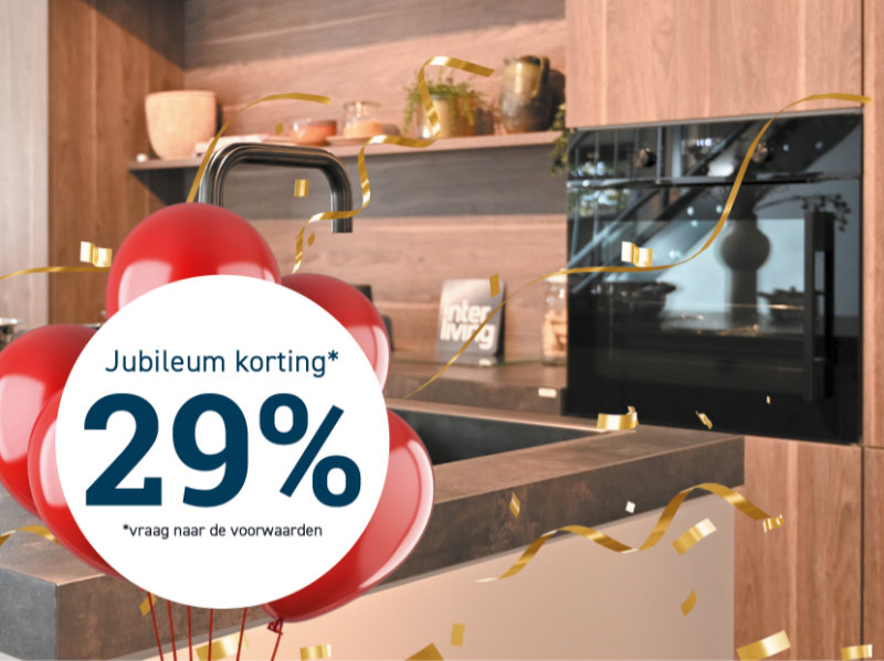 Jubileum korting 29%