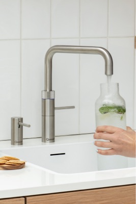 Quooker Cube - Bruisend, Gefilterd, Kokend, Warm en Koud waterkraan. Keukencentrum Marssum